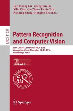 Couverture de l’ouvrage Pattern Recognition and Computer Vision
