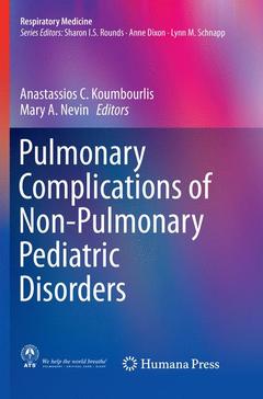Couverture de l’ouvrage Pulmonary Complications of Non-Pulmonary Pediatric Disorders