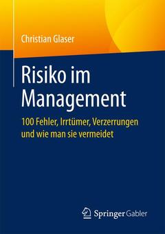 Cover of the book Risiko im Management
