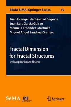 Couverture de l’ouvrage Fractal Dimension for Fractal Structures