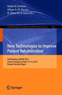 Couverture de l’ouvrage New Technologies to Improve Patient Rehabilitation