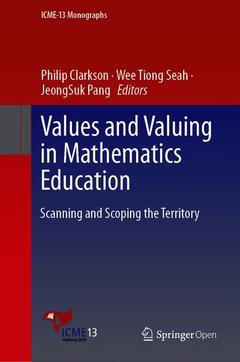 Couverture de l’ouvrage Values and Valuing in Mathematics Education