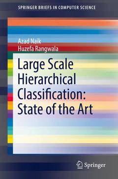 Couverture de l’ouvrage Large Scale Hierarchical Classification: State of the Art