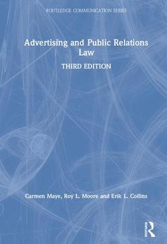 Couverture de l’ouvrage Advertising and Public Relations Law