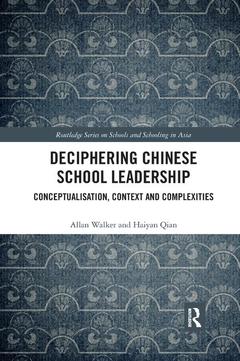 Cover of the book Deciphering Chinese School Leadership