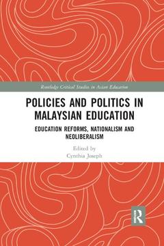 Couverture de l’ouvrage Policies and Politics in Malaysian Education