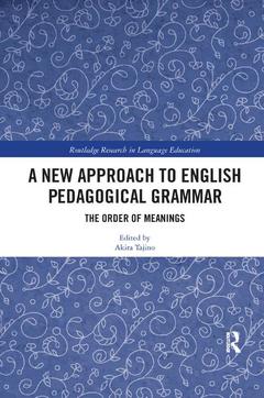Couverture de l’ouvrage A New Approach to English Pedagogical Grammar