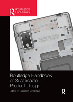 Couverture de l’ouvrage Routledge Handbook of Sustainable Product Design
