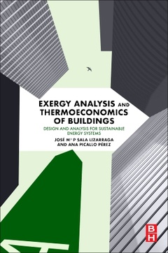 Couverture de l’ouvrage Exergy Analysis and Thermoeconomics of Buildings