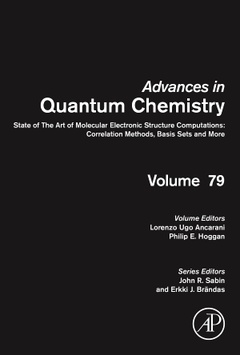 Couverture de l’ouvrage State of The Art of Molecular Electronic Structure Computations: Correlation Methods, Basis Sets and More