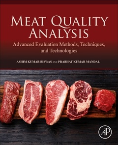 Couverture de l’ouvrage Meat Quality Analysis