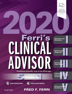 Couverture de l’ouvrage Ferri's Clinical Advisor 2020