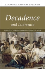 Couverture de l’ouvrage Decadence and Literature