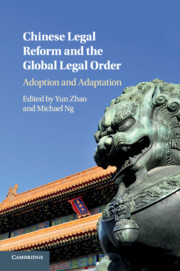 Couverture de l’ouvrage Chinese Legal Reform and the Global Legal Order