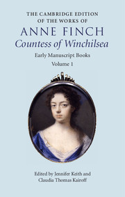 Cover of the book The Cambridge Edition of Works of Anne Finch, Countess of Winchilsea