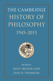 Couverture de l’ouvrage The Cambridge History of Philosophy, 1945–2015