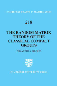 Couverture de l’ouvrage The Random Matrix Theory of the Classical Compact Groups