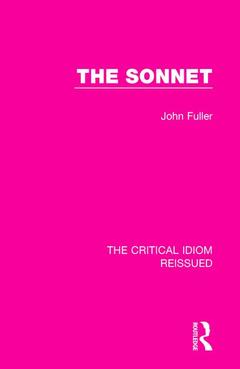 Cover of the book The Sonnet