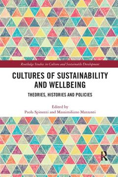 Couverture de l’ouvrage Cultures of Sustainability and Wellbeing