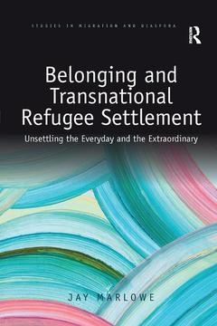 Cover of the book Belonging and Transnational Refugee Settlement