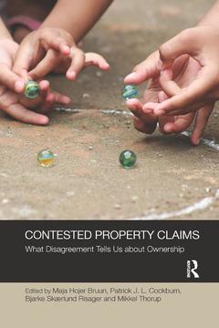 Couverture de l’ouvrage Contested Property Claims
