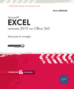 Couverture de l’ouvrage Excel - versions 2019 ou Office 365
