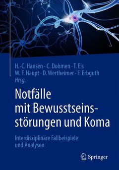 Cover of the book Notfälle mit Bewusstseinsstörungen und Koma