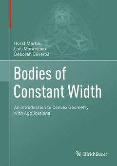 Couverture de l’ouvrage Bodies of Constant Width