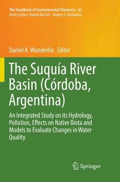 Couverture de l’ouvrage The Suquía River Basin (Córdoba, Argentina)