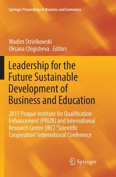 Couverture de l’ouvrage Leadership for the Future Sustainable Development of Business and Education