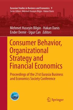 Couverture de l’ouvrage Consumer Behavior, Organizational Strategy and Financial Economics