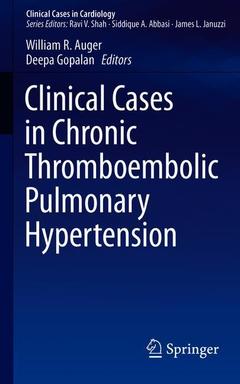 Couverture de l’ouvrage Clinical Cases in Chronic Thromboembolic Pulmonary Hypertension