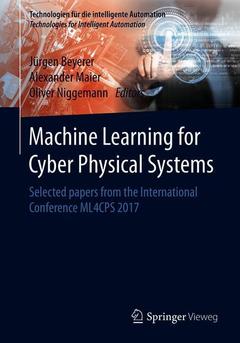 Cover of the book Machine Learning for Cyber Physical Systems