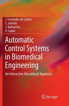 Couverture de l’ouvrage Automatic Control Systems in Biomedical Engineering