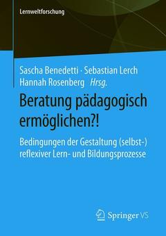Cover of the book Beratung pädagogisch ermöglichen?!