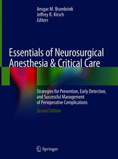 Couverture de l’ouvrage Essentials of Neurosurgical Anesthesia & Critical Care