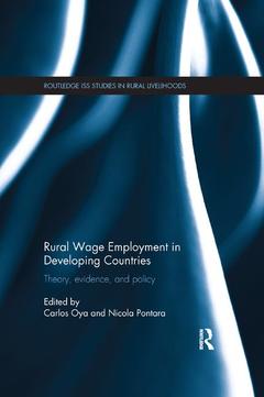 Couverture de l’ouvrage Rural Wage Employment in Developing Countries