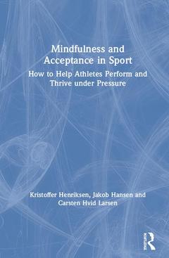 Couverture de l’ouvrage Mindfulness and Acceptance in Sport