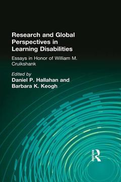 Cover of the book Research and Global Perspectives in Learning Disabilities