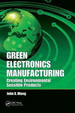 Couverture de l’ouvrage Green Electronics Manufacturing