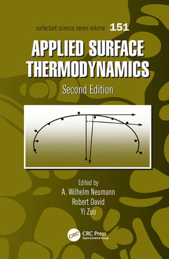 Couverture de l’ouvrage Applied Surface Thermodynamics