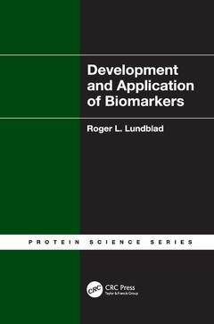 Couverture de l’ouvrage Development and Application of Biomarkers
