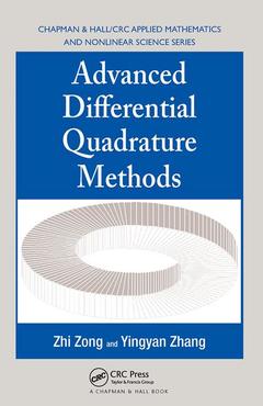 Couverture de l’ouvrage Advanced Differential Quadrature Methods