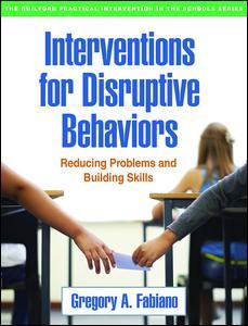 Couverture de l’ouvrage Interventions for Disruptive Behaviors