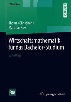 Couverture de l’ouvrage Wirtschaftsmathematik für das Bachelor-Studium