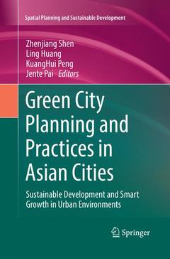 Couverture de l’ouvrage Green City Planning and Practices in Asian Cities