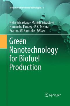 Couverture de l’ouvrage Green Nanotechnology for Biofuel Production