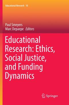 Couverture de l’ouvrage Educational Research: Ethics, Social Justice, and Funding Dynamics