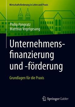 Cover of the book Unternehmensfinanzierung und -förderung