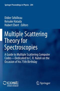 Couverture de l’ouvrage Multiple Scattering Theory for Spectroscopies